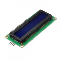 LCD1602 Символьный дисплей 16x2 Синий с I2C/SPI конвертером