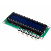 LCD1602 Символьный дисплей 16x2 Синий с выводами