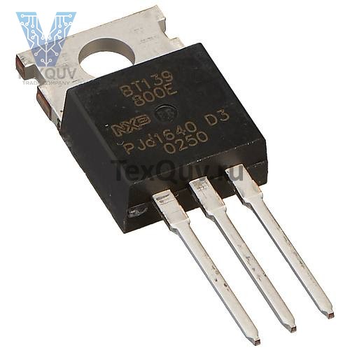 Симистор ВТ139-800Е (9А-800В) (NXP Semiconductors)