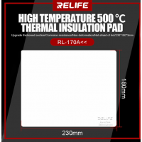 Термоизоляционный коврик RELIFE RL-170A высокой температуры 500 ℃ (230x180mm)