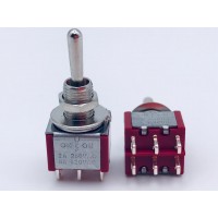 Тумблер MTS-223 2A-250V 6PIN (ON-OFF-ON)