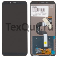Дисплей с тачскрином для Xiaomi Mi A2 / Redmi 6X Черный