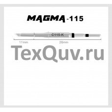 Жало MAGMA C115-K, совместимая с рукояткой паяльной станции JBC Sugon/Aifen/Aixun