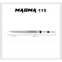 Жало MAGMA C115-IS, совместимая с рукояткой паяльной станции JBC Sugon/Aifen/Aixun