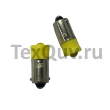Лампа  AC/DC12-30V, T10x18mm, цоколь Ba9s, желтая