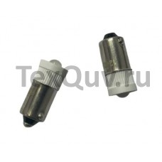 Лампа индикаторная светодиодная AC/DC12-30V, T10x18mm, цоколь Ba9s, белая