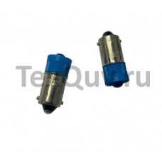 Лампа AC/DC12-30V, T10x18mm, цоколь Ba9s, синяя