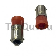 Лампа AC/DC12-30V, T10x18mm, цоколь Ba9s, красная