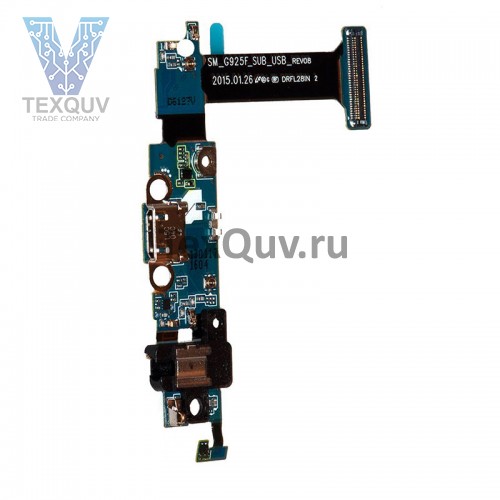 Шлейф с разъемом зарядки для Samsung S6 Edge (G925)