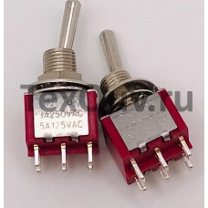 Тумблер MTS-202 3A-250V 6PIN (ON-ON)
