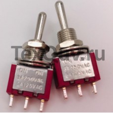 Тумблер MTS-123 3A-250V 3PIN (ON-(OFF)-ON)
